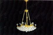 Chandelier 30% lead Crystal # MD99346L12ag Size w20" x h9"
