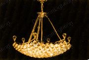 Chandelier 30% lead Crystal # MD99346L16ag Size w20" x h22"