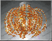 Chandelier 30% lead Crystal # MDS1178L13ag Size w25" x h28"