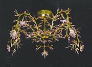 Chandelier 30% lead Crystal # MDS1197L12ag Size w30" x h28"