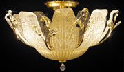 Chandelier 30% Lead Crystal Orchid Collection # DVR2010F2715 Size W-27" x H-15"