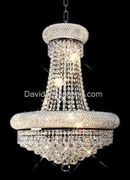 Chandelier 30% lead Crystal  Primo # DVR1800D1620L8A Size w16" x H 20"