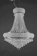Chandelier 30% lead Crystal  Primo # DVR18022432L14A Size w24" x H 32"