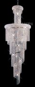 Chandelier 30% Lead Crystal Spiral Collection # DVR18002260  W22" x H60"