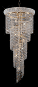 Chandelier 30% Lead Crystal Spiral Collection # DVR18011636 W16" x H36" Chandelier 30% Lead Crystal Spiral Collection # DVR18011636 W16" x H36"