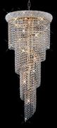 Chandelier 30% Lead Crystal Spiral Collection # DVR18011636  W16" x H36"