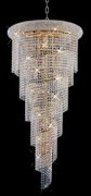 Chandelier 30% Lead Crystal Spiral Collection # DVR18012248  W22" x H48"