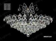 Chandelier 30% lead Crystal # SR2012D16a Size w31" x h16"