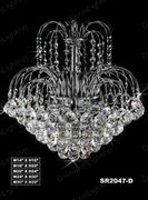 Chandelier 30% lead Crystal # SR2047DS20a Size W16" x H18"