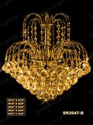 Chandelier 30% lead Crystal # SR2047DS24ag Size W20" x H24"