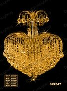 Chandelier 30% lead Crystal # SR2047S14ag Size W24" x H60"