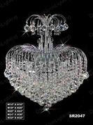 Chandelier 30% lead Crystal # SR2047S24a Size W20" x H24"