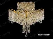 Chandelier 30% lead Crystal # SR3050W24ag Size W16" x H20"