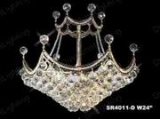 Chandelier 30% lead Crystal # SR4011Da Size W24" x H24"