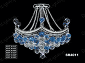 Chandelier 30% lead Crystal # SR4011W16a Size W14" x H16"