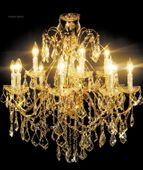 Chandelier 30% Lead Crystal St. Francis Collection # DVR20152828  W28" x H28"