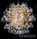 Chandelier 30% Lead Crystal St. Ives Collection # DVR8064W1010  W10" x H10"