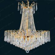 Chandelier 30% lead Crystal  Victoria Collection # DVR80311616505AG Size w16" x H 16"