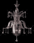 Chandelier 30% Lead Crystal Vienna Collection # DVR20032631 W26" x H31" Chandelier 30% Lead Crystal Vienna Collection # DVR20032631 W26" x H31"