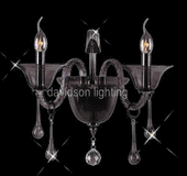 Chandelier 30% Lead Crystal Vienna Collection # DVR2003W1414  W14" x H14"