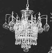 Chandelier 30% lead Crystal # VL88007L3a Size W14" x H16"