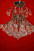 Chandelier 30% lead Crystal # VL88008L15a Size w12" x h18"