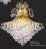 Chandelier 30% lead Crystal # VL88008L15ag Size w12" x h17" Chandelier 30% lead Crystal # VL88008L15ag Size w12" x h17"