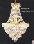 Chandelier 30% lead Crystal # VL88018L12ag Size w44" x h72"