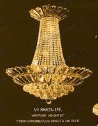Chandelier 30% lead Crystal # VL88025L9ag Size w26" x h27"