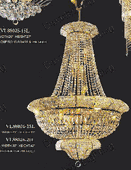 Chandelier 30% lead Crystal # VL88026L15ag Size w22" x h26"