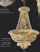 Chandelier 30% lead Crystal # VL88026L20ag Size w23" x h31"