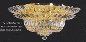 Chandelier 30% lead Crystal # VL88029L12ag Size w26" x h14"
