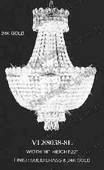 Chandelier 30% lead Crystal # VL88037L8a Size w24" x h30" Chandelier 30% lead Crystal # VL88037L8a Size w24" x h30"