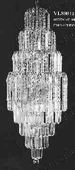 Chandelier 30% lead Crystal # VL88041L18a Size w18" x h48" Chandelier 30% lead Crystal # VL88041L18a Size w18" x h48"