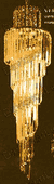 Chandelier 30% lead Crystal # VL88064L19ag Size w22" x h28"