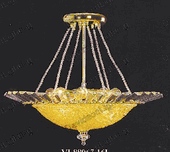 Chandelier 30% lead Crystal # VL88067L12ag Size w26" x h18"