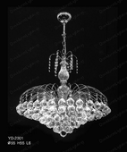 Chandelier 30% lead Crystal # YD2301L6a Size w12"xh14"