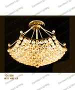Chandelier 30% lead Crystal # YD2358L8ag Size w22"xh16