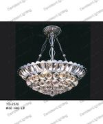 Chandelier 30% lead Crystal # YD2376L6a Size w20" x h20"