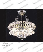 Chandelier 30% lead Crystal # YD2393L6a Size w20" x h22"