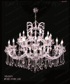 Chandelier 30% lead Crystal # YD2571L33a Size w52" x h58" Chandelier 30% lead Crystal # YD2571L33a Size w52" x h58"