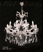 Chandelier 30% lead Crystal # YD2576L12a Size w48" x h40" Chandelier 30% lead Crystal # YD2576L12a Size w48" x h40"