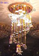 Chandelier 30% lead Crystal # YD2681a Size w26" x h9"