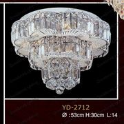 Chandelier 30% lead Crystal # YD2712L14a Size w22" x h18"