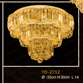 Chandelier 30% lead Crystal # YD2712L14ag Size w36" x h12" Chandelier 30% lead Crystal # YD2712L14ag Size w36" x h12"