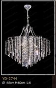 Chandelier 30% lead Crystal # YD2744L6a Size w21" x h26"