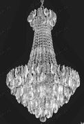 Chandelier 30% lead Crystal # YD2922L12a Size w22" x h30"