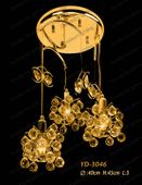 Chandelier 30% lead Crystal # YD3046L3ag Size w10" x h14" Chandelier 30% lead Crystal # YD3046L3ag Size w10" x h14"