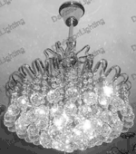 Chandelier 30% lead Crystal # YD3310a Size w20" x h18"