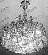 Chandelier 30% lead Crystal # YD3310a Size w20" x h18"